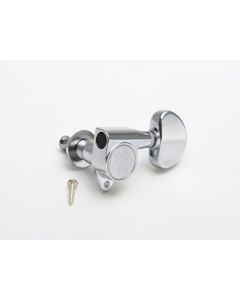 Kluson Roundbacks Grover-style 3+3 Chrome